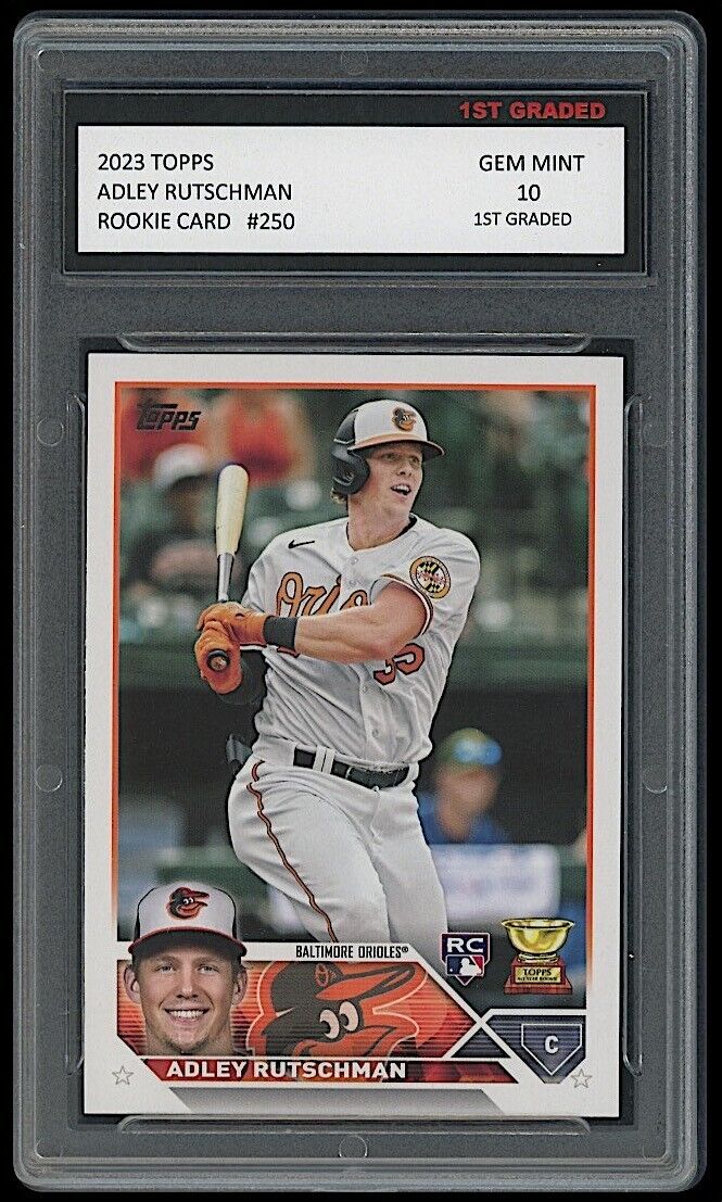 Adley Rutschman 2023 Topps Rookie Card Baltimore Orioles